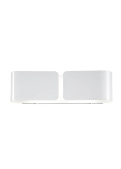 Настенный светильник Ideal Lux Clip AP2 Small Bianco 014166
