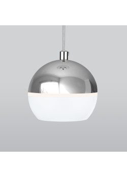 Подвесной светодиодный светильник Elektrostandard DLS023 9W 4200K белый/хром a047803