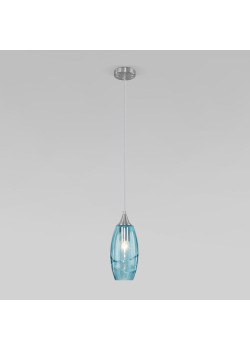 Подвесной светильник Eurosvet Lotus 50222/1 голубой