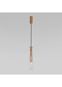 Подвесной светодиодный светильник Eurosvet Swan 50253/1 Led латунь