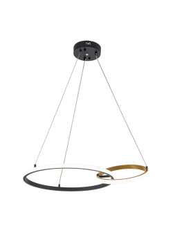 Подвесной светодиодный светильник Escada Relation 10230/2LED Black/Gold
