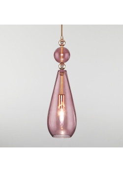 Подвесной светильник Eurosvet Ilario 50202/1 пурпурный