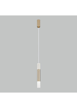 Подвесной светодиодный светильник Eurosvet Axel 50210/1 LED золото