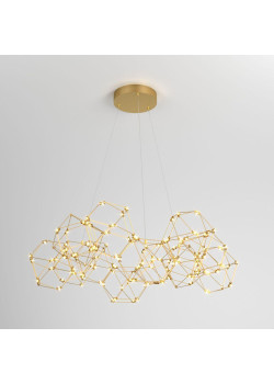 Подвесной светодиодный светильник Eurosvet Uma 90169/12 медь