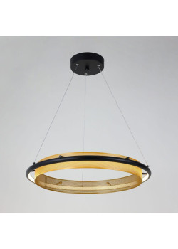 Подвесной светодиодный светильник Eurosvet Imperio 90241/1 черный/ золото Smart
