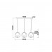 Подвесной светильник Arte Lamp Caprice A4182SP-3BR