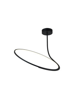 Подвесной светодиодный светильник Italline IT013-6025 black 3000K