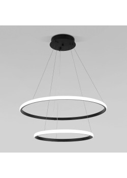 Подвесной светодиодный светильник Eurosvet Collars 90264/2 черный