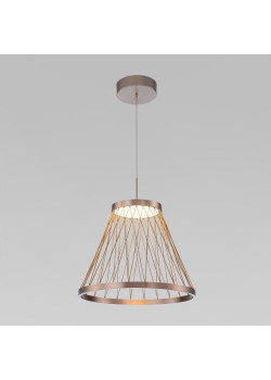 Подвесной светодиодный светильник Eurosvet Cesta 40016/1 LED коричневый