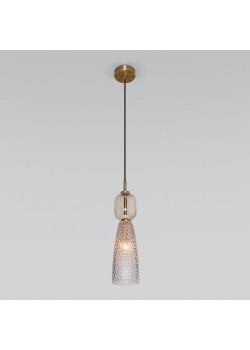 Подвесной светильник Eurosvet Glossy 50211/1 янтарный