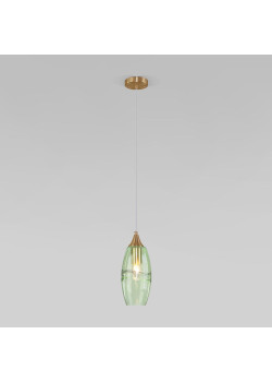 Подвесной светильник Eurosvet Lotus 50222/1 зеленый