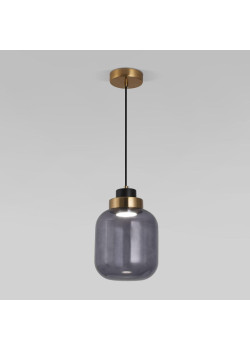 Подвесной светодиодный светильник Eurosvet Jeffry 50240/1 Led дымчатый