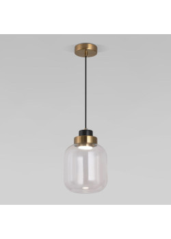 Подвесной светодиодный светильник Eurosvet Jeffry 50240/1 Led прозрачный