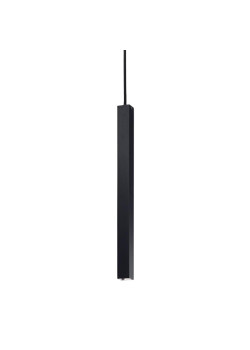 Подвесной светодиодный светильник Ideal Lux Ultrathin D040 Square Nero 194202
