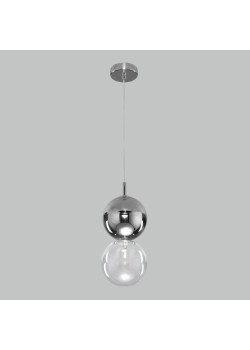 Подвесной светильник Eurosvet Selisa 50091/1 хром/дымчатый