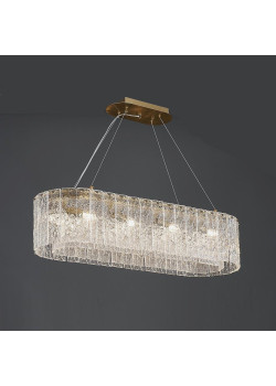 Подвесной светильник Newport 10820/90 brass oval М0064784