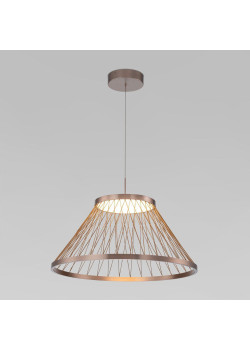 Подвесной светодиодный светильник Eurosvet Cesta 40017/1 LED коричневый