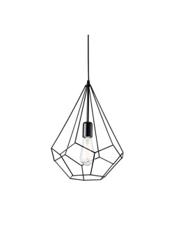 Подвесной светильник Ideal Lux Ampolla-3 SP1 Nero 148175