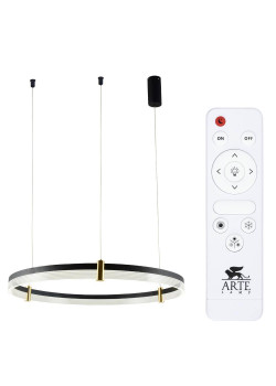 Подвесной светодиодный светильник Arte Lamp Mercury A2183SP-1BK