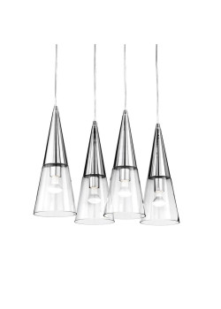Подвесной светильник Ideal Lux Cono SP3 Cromo 112367
