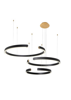 Подвесной светодиодный светильник Loft IT Ring 10025/3 Black