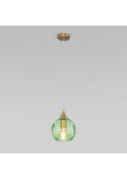 Подвесной светильник Eurosvet Lotus 50221/1 зеленый
