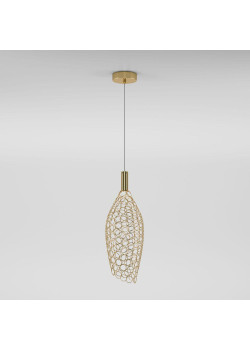 Подвесной светодиодный светильник Eurosvet Ruche 90380/1 золото