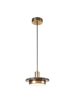 Подвесной светильник Escada 10260/1 LED*12W Brass/Brown marble