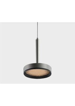 Подвесной светильник Italline IT02-025 dark silver 3000K+IT02-024 black
