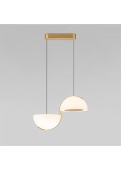 Подвесной светодиодный светильник Eurosvet Emisfero 50083/2 LED золото
