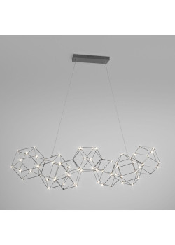 Подвесной светодиодный светильник Eurosvet Uma 90168/7 черный жемчуг