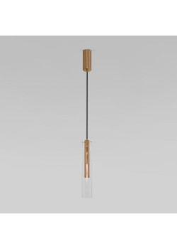 Подвесной светодиодный светильник Eurosvet Swan 50254/1 Led латунь