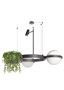Подвесной светодиодный светильник Loft IT Jardin 10121/2 Dark grey