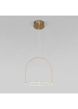 Подвесной светодиодный светильник Eurosvet Over 90322/1 латунь