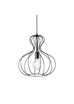 Подвесной светильник Ideal Lux Ampolla-1 SP1 Nero 148502