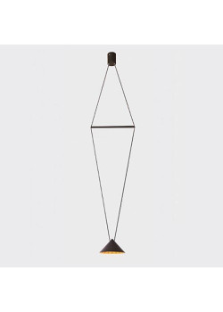 Подвесной светодиодный светильник Italline IT03-1430 black/orange
