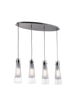 Подвесной светильник Ideal Lux Kuky SP4 Trasparente 023038