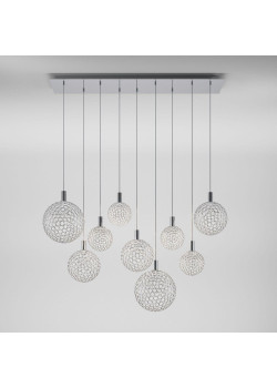 Подвесной светодиодный светильник Eurosvet Gemini 90353/9 хром