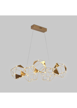 Подвесной светодиодный светильник Eurosvet Uma 90368/5 медь