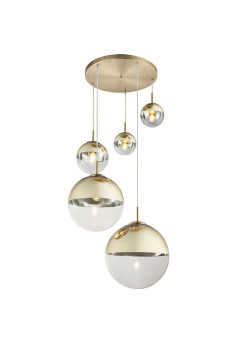 Подвесной светильник Toplight Glass TL1203H-05GD