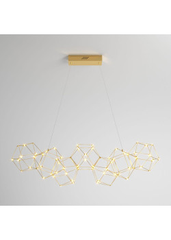 Подвесной светодиодный светильник Eurosvet Uma 90168/7 медь