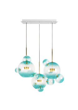 Подвесной светодиодный светильник Loft IT Bolle 2027-S3 Blue