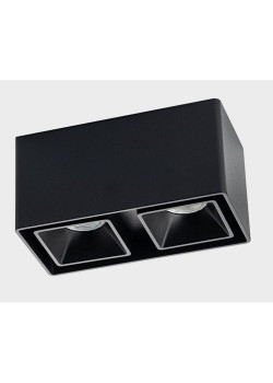 Потолочный светильник Italline FASHION FX2 black + FASHION FXR black - 2шт.