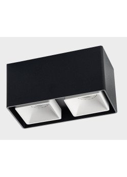 Потолочный светильник Italline FASHION FX2 black + FASHION FXR white - 2шт.