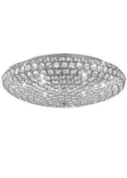 Потолочный светильник Ideal Lux King PL9 Cromo 073255