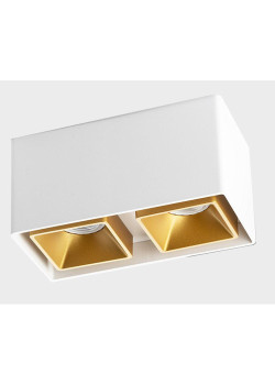Потолочный светильник Italline FASHION FX2 white + FASHION FXR gold - 2шт.