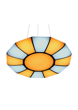 Потолочный светодиодный светильник Ambrella light Orbital Parrus FP2313L WH 114W D480