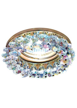 Встраиваемый светильник Ambrella light Crystal K206 MULTI/G