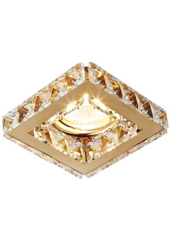 Встраиваемый светильник Ambrella light Crystal K110 CL/G