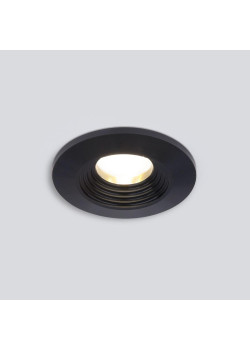 Встраиваемый светодиодный светильник Elektrostandard Gridi 9903 LED 3W 3000K COB BK черный a063923